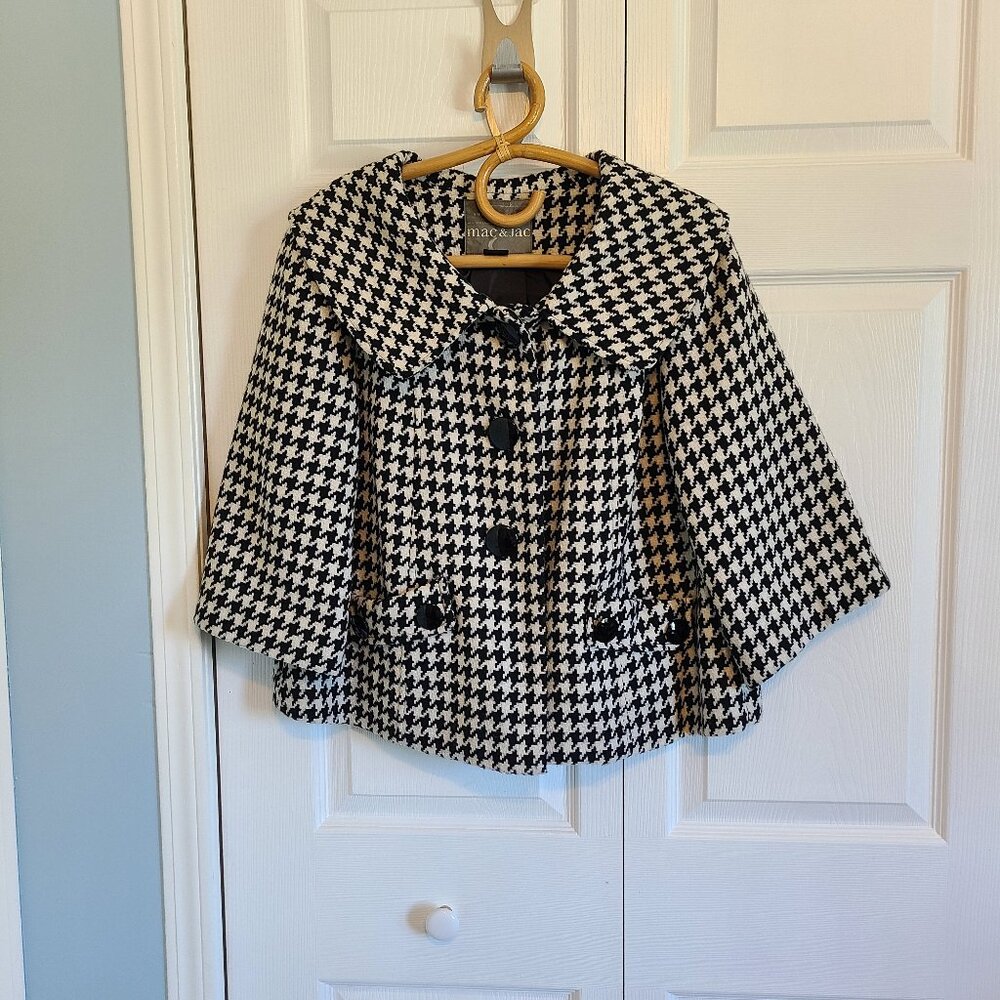 Mac & Jac houndstooth jacket/coat